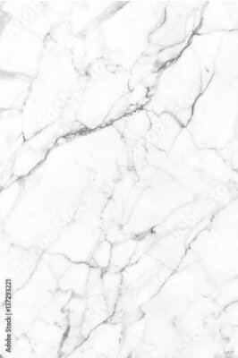 Sticker Weiß (grau) Marmor gemustert (natürliche Muster) Textur Hintergrund.