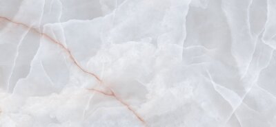 Weißer Marmor mit orangefarbenem Kratzer