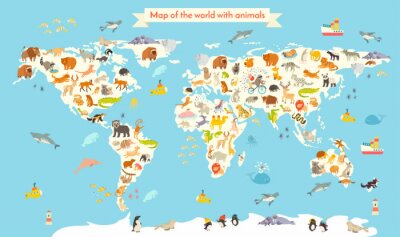 Weltkarte für Kind