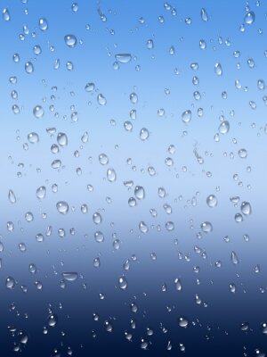 Sticker Wet Glasfenster Hintergrund