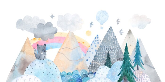 Sticker Winterlandschaft