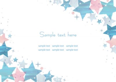 Sticker 星 の フ レ ム ム