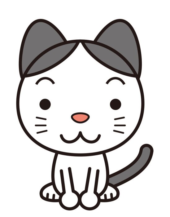 Sticker お 座り 猫