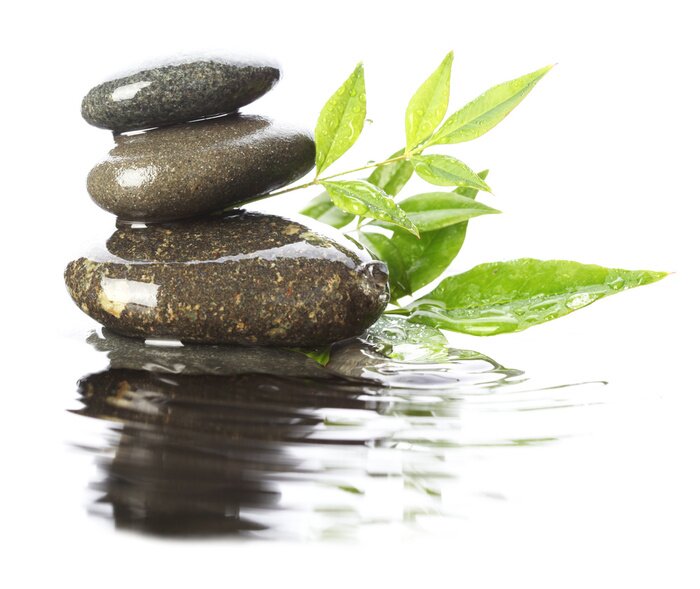 Sticker Steine ​​im Wasser