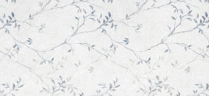 Sticker Zarte blaue Äste vor Betongrund