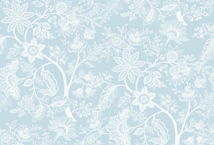 Sticker Zartes Blumenornament