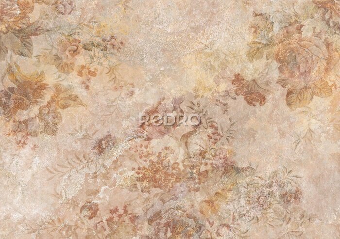 Sticker Zementarmierungsmuster in Braun