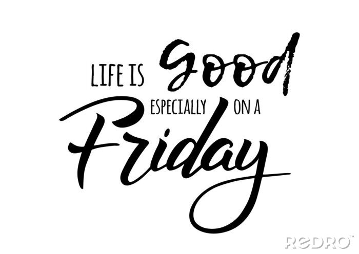 Sticker Zitat mit Aufschrift über das Wochenende