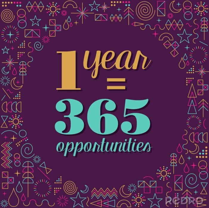 Sticker Zitat über Möglichkeiten