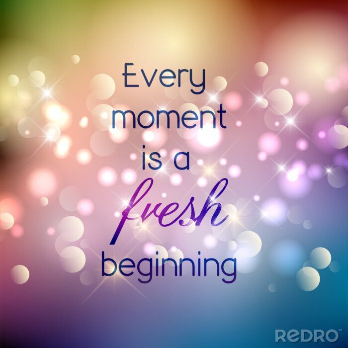 Sticker Zitat und Hintergrund mit Bläschen