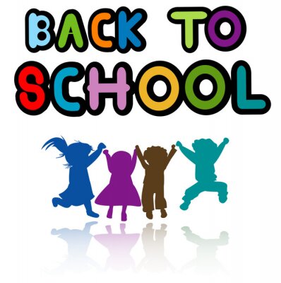 Sticker Zurück in die Schule