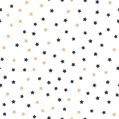 Zweifarbige Sterne auf weißem Grund