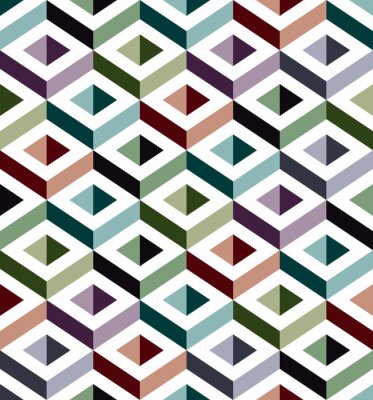 Tapete 3D nahtlose Muster.