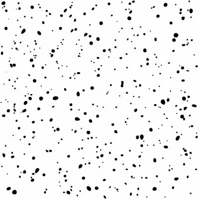 Tapete Abstract Black and White Seamless Pattern. Vector Dotted Textured Background