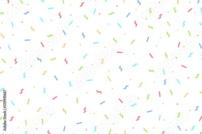 Tapete Abstract colorful geometric Memphis pattern design of decoration background. illustration vector eps10