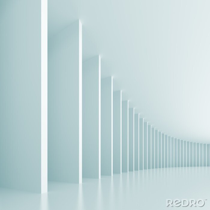 Tapete Abstrakte 3D Wände