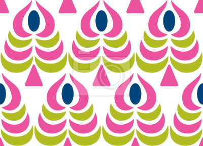 Tapete Abstrakte Blumen