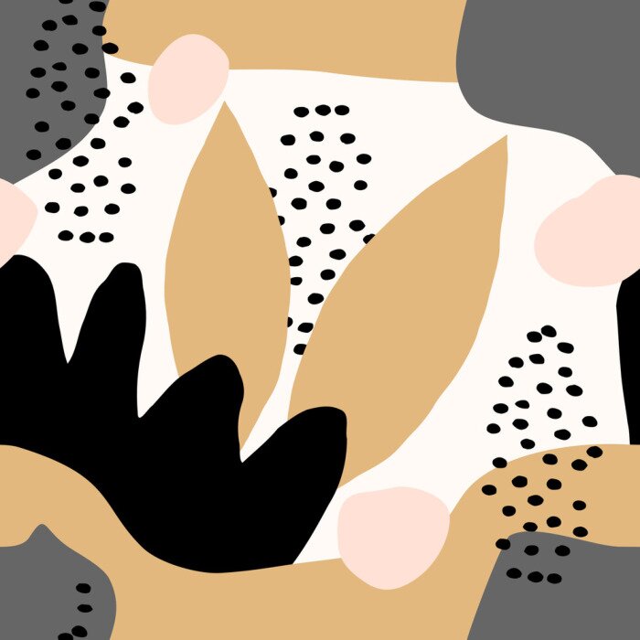 Tapete Abstrakte Collage