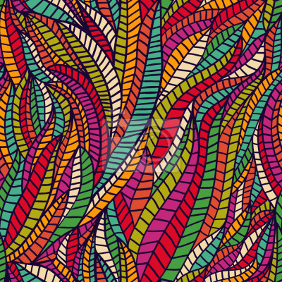 Tapete Abstrakte Pflanzen, die im Meer schwimmen