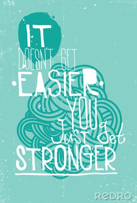 Tapete Abstrakte typografische Illustration