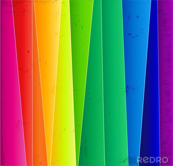 Tapete Abstrakter Regenbogenhintergrund der geneigten Linien