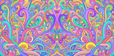 Abstraktes Muster aus bunten Wellen