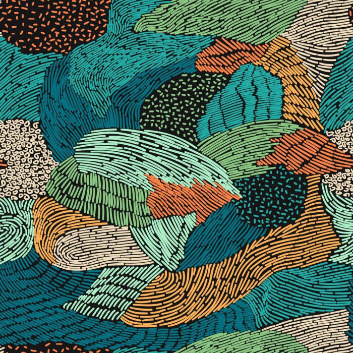 Tapete Abstraktes nahtloses Muster. Grunge-Design