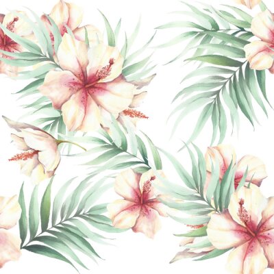 Tapete Aquarellabbildung.