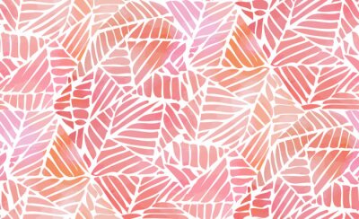 Tapete Aquarellmuster der farbenfrohen Sommerabstraktion