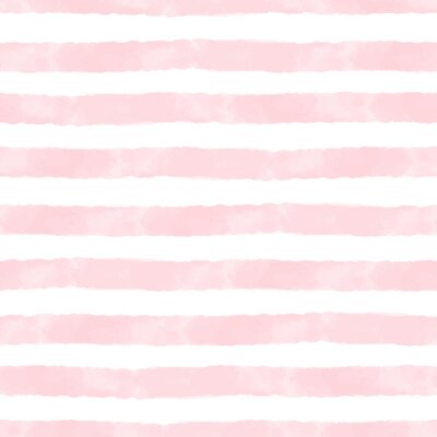 Tapete Aquarellmuster mit unregelmäßigen rosa Streifen