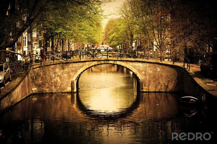 Tapete Architektur in Amsterdam