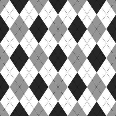 Tapete Argyle Muster