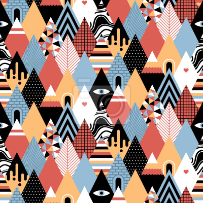 Tapete Ausdrucksstarke Farben der Landschaft