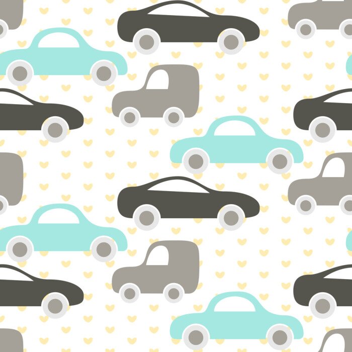 Tapete Autos und Herzen