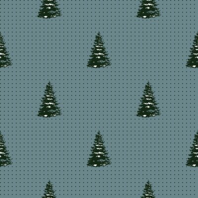 Tapete Bäume in der Nacht