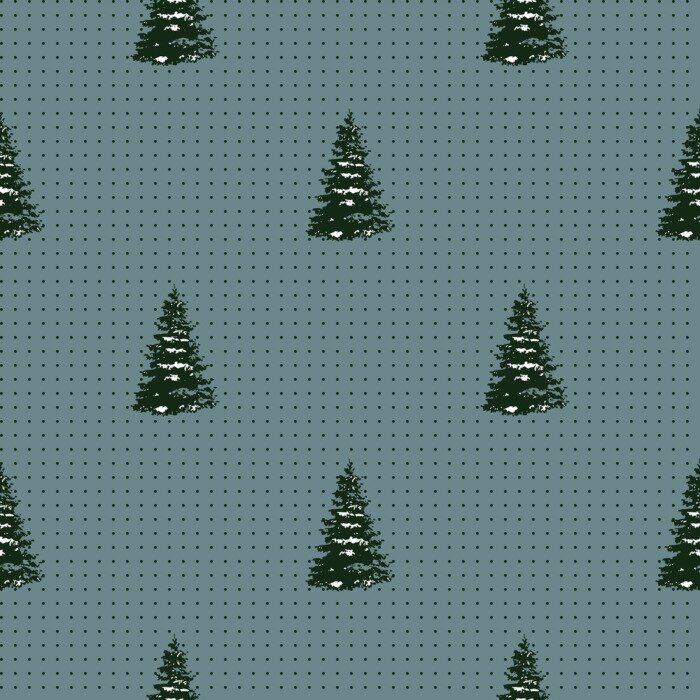 Tapete Bäume in der Nacht