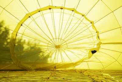 Ballon bei Sonnenuntergang