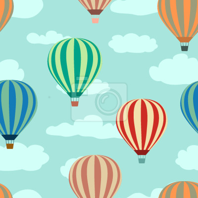 Tapete Ballonfahrt