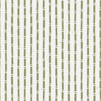 Tapete Bambusstamm in sanftem Grün