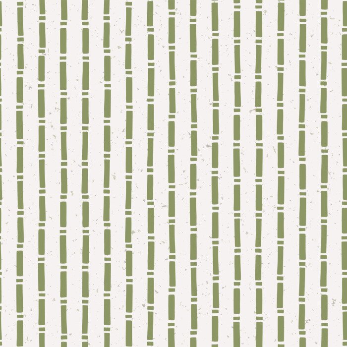 Tapete Bambusstamm in sanftem Grün