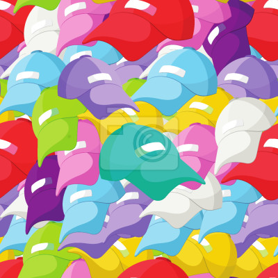 Tapete Baseballmützen