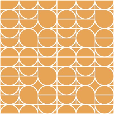 Tapete Bauhaus Geometrie