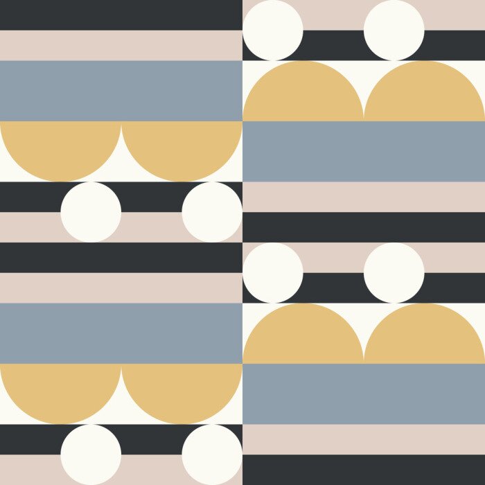 Tapete Bauhaus stilvolles Design