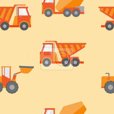 Tapete Baumaschine