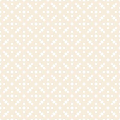 Tapete Beigefarbenes Motiv mit weißen miteinander verbundenen Punkten