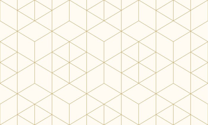 Tapete Beigefarbenes Muster mit geometrischen Formen