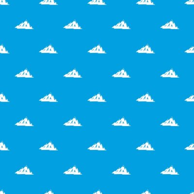 Tapete Berglandschaft mit hohen Gipfeln