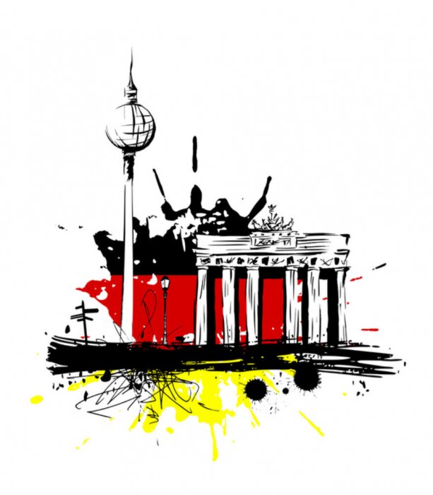 Tapete Berlin Allemagne Denkmäler