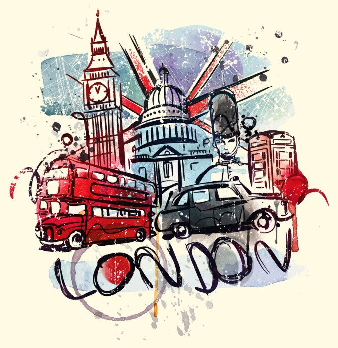 Tapete Besuchen Sie London