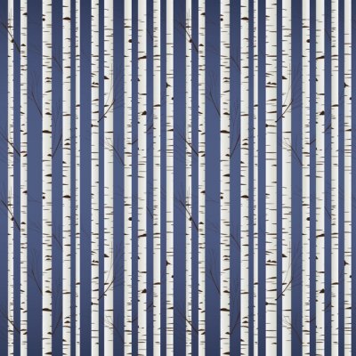 Tapete Birkenholz-Muster